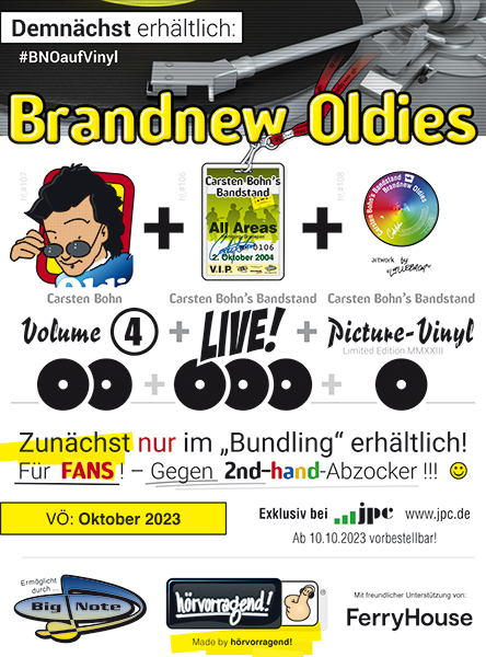 Demn�chst erh�ltlich: Brandnew Oldies auf Vinyl (LIVE!), (4) + (Picture-Vinyl!)